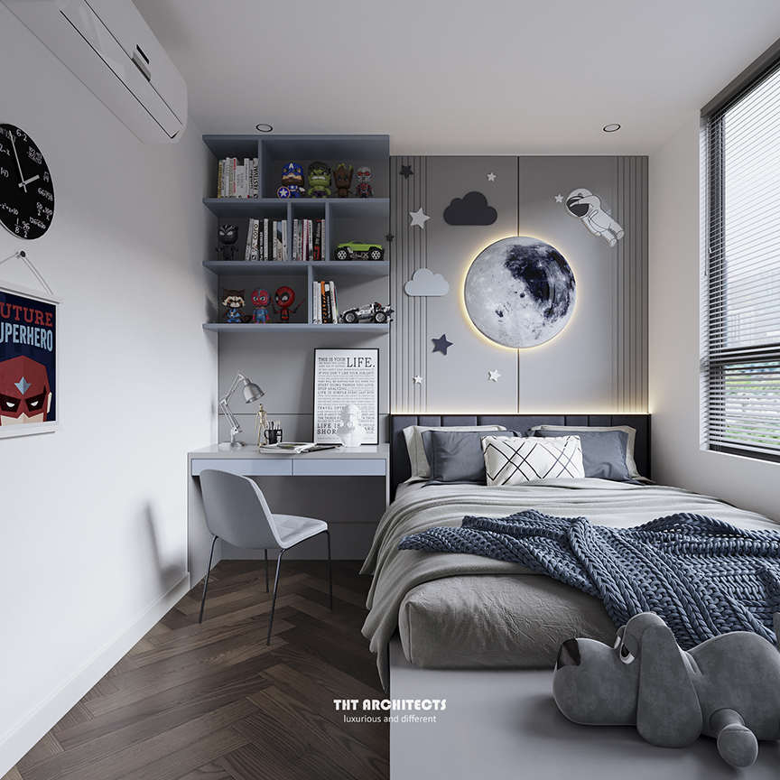 tht architects - Chung cư Vinhome Grand Park - phòng ngủ con 01
